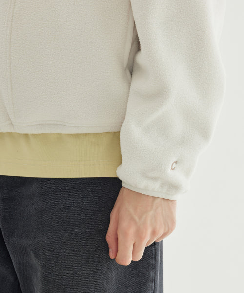 WARM ON ARCH LOGO FLEECE HOODIE