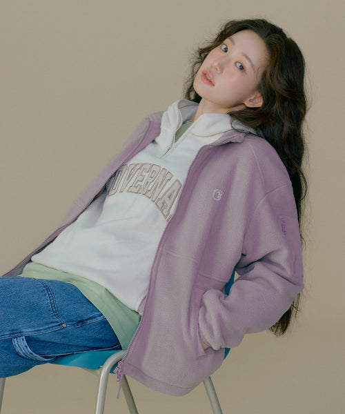 WARM ON ARCH LOGO FLEECE HOODIE