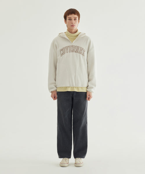 WARM ON ARCH LOGO FLEECE HOODIE