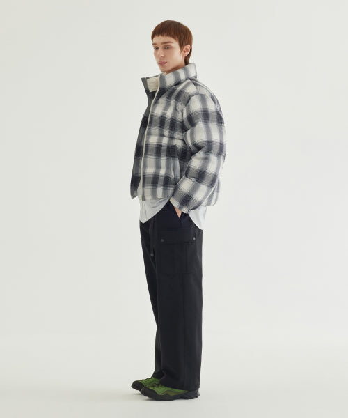 CIVIC CHECKED RDS SHORT PUFFER