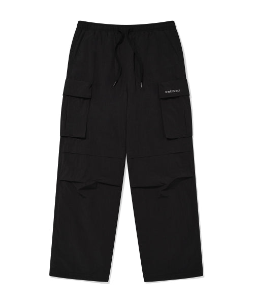 Winter Parasuit Cargo Pants Black