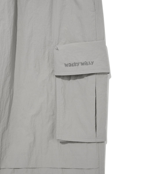 Winter Parasuit Cargo Pants Gray