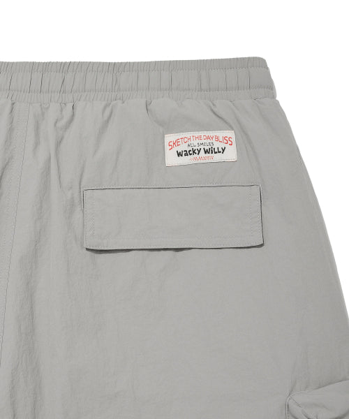 Winter Parasuit Cargo Pants Gray