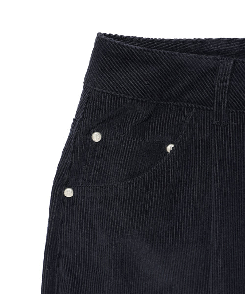 Corduroy Graphic Pants Navy