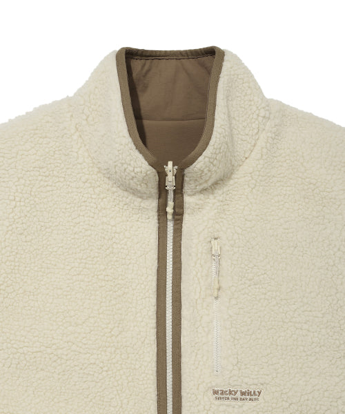 reversible fleece best brown