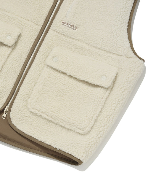reversible fleece best brown