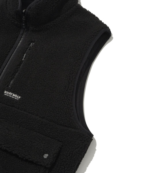 reversible fleece best black