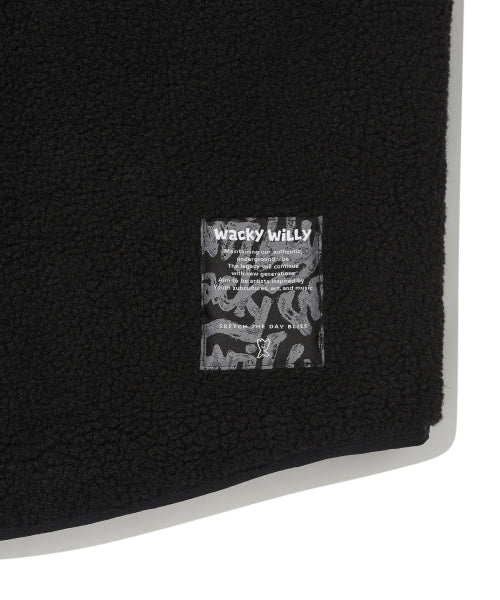 reversible fleece best black