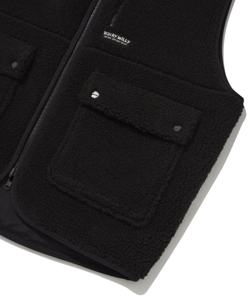 reversible fleece best black