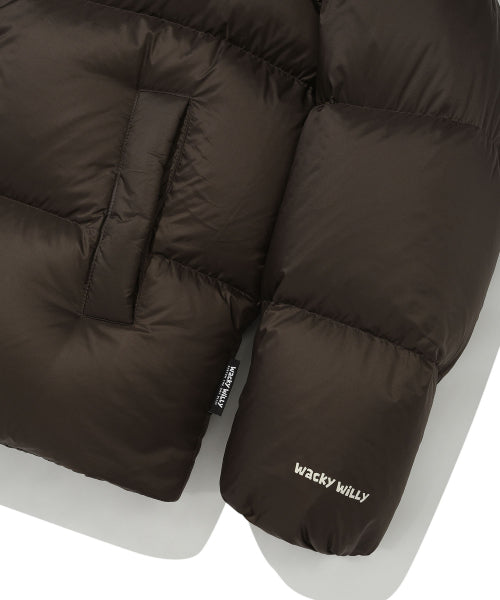 Duckie Down Short Puffy Brown