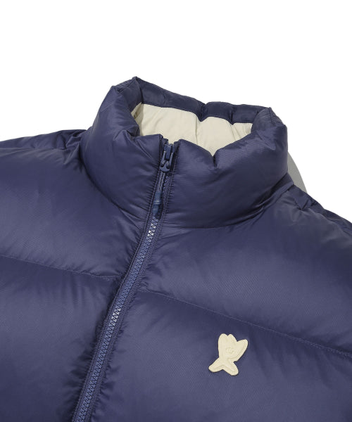 Duckie Down Short Puffer Navy