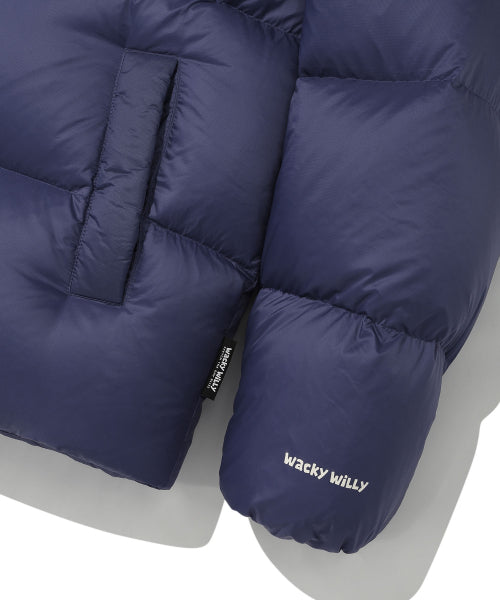 Duckie Down Short Puffer Navy