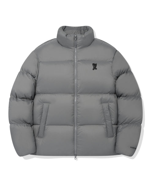 Duckie Down Short Puffy Gray