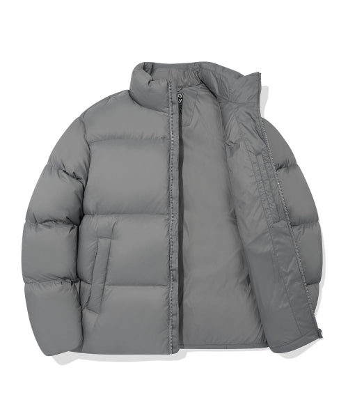 Duckie Down Short Puffy Gray