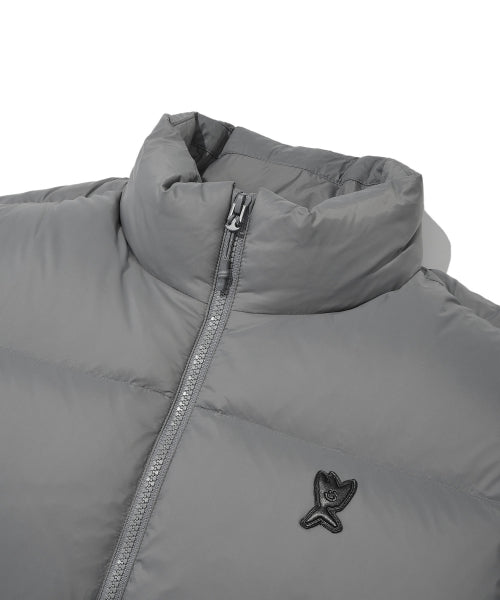 Duckie Down Short Puffy Gray