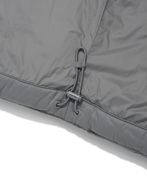 Duckie Down Short Puffy Gray