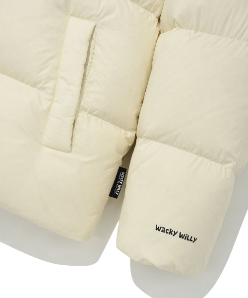 Ducky Down Short Puffer Cream