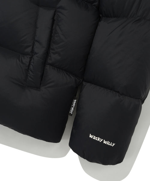 Duckie Down Short Puffer Black