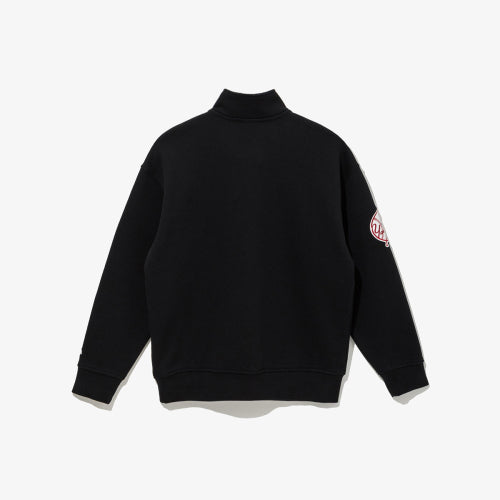 APK MLB HALF ZIP UP FT53 NEYYAN BLK