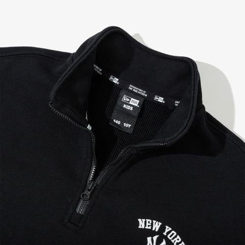 APK MLB HALF ZIP UP FT53 NEYYAN BLK