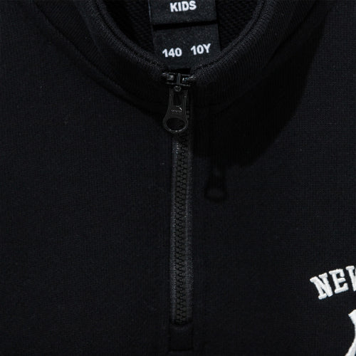 APK MLB HALF ZIP UP FT53 NEYYAN BLK