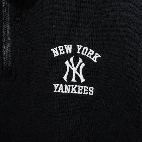 APK MLB HALF ZIP UP FT53 NEYYAN BLK
