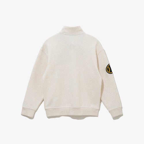 APK MLB HALF ZIP UP FT53 MILBRE OAT