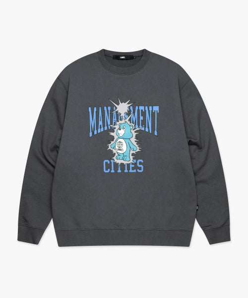 THUNDER BEAR SWEATSHIRT charcoal