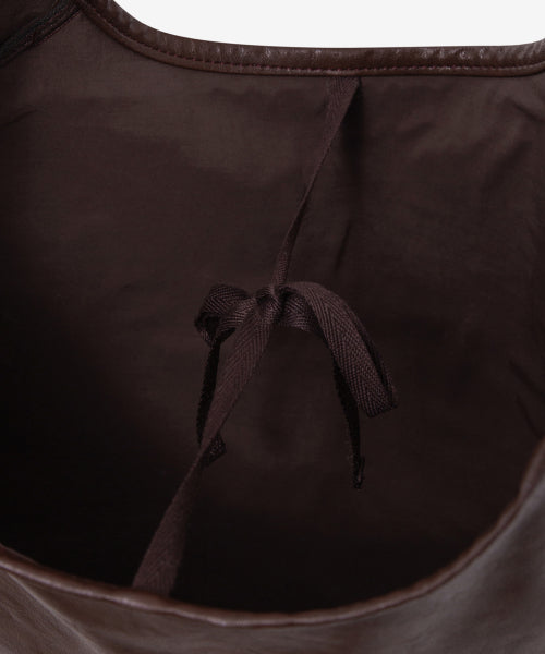 Coffee Bag Leather Red Brown