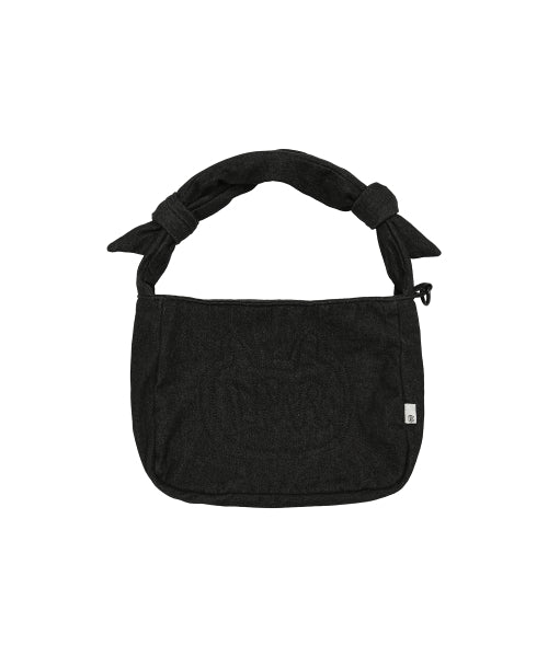 Stitch Point Denim Padded Cross Bag NAVY