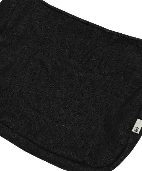Stitch Point Denim Padded Cross Bag NAVY