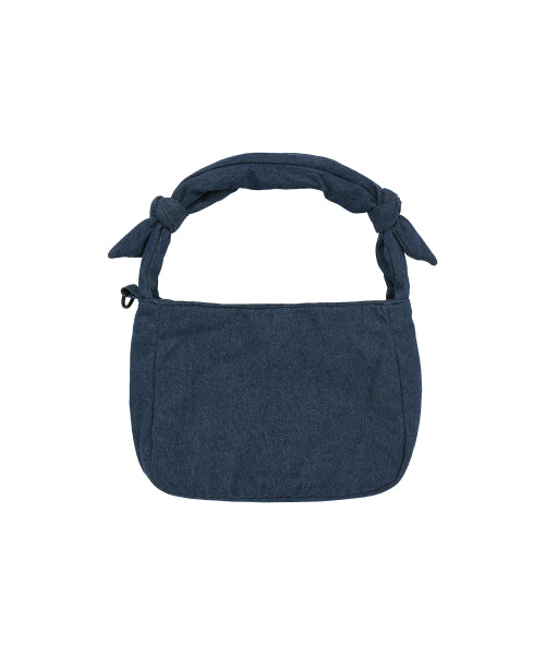 Stitch Point Denim Padded Cross Bag BLUE