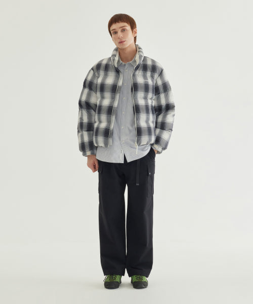 SEMI-WIDE BRUSHED CARGO EASY PANTS