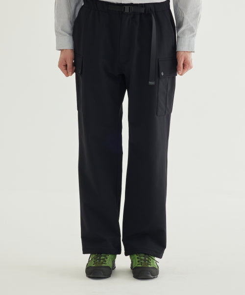 SEMI-WIDE BRUSHED CARGO EASY PANTS