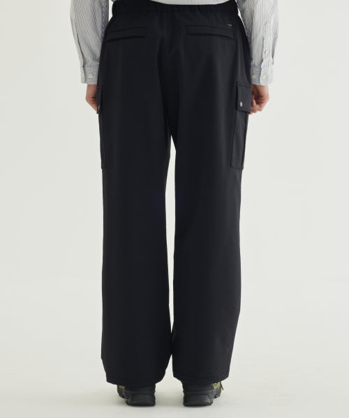 SEMI-WIDE BRUSHED CARGO EASY PANTS