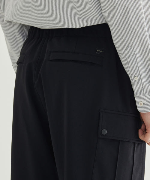 SEMI-WIDE BRUSHED CARGO EASY PANTS