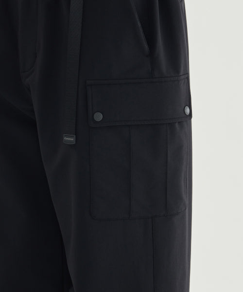 SEMI-WIDE BRUSHED CARGO EASY PANTS