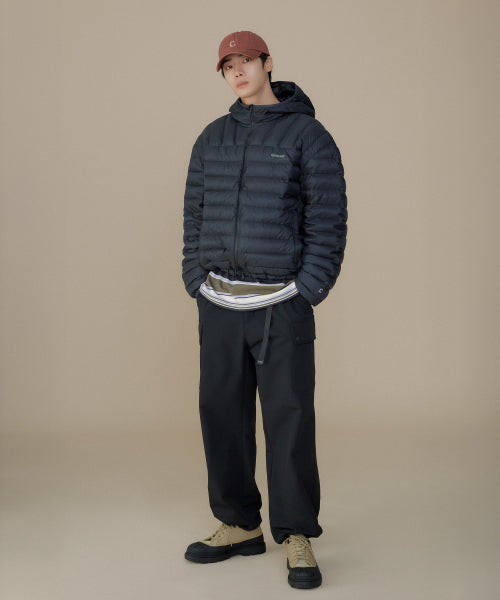 SEMI-WIDE BRUSHED CARGO EASY PANTS