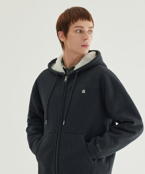 SIGNATURE SYMBOL BOA BONDING HOODIE ZIP-UP