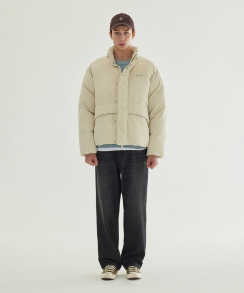 NON-QUILTED SHORT PUFFER