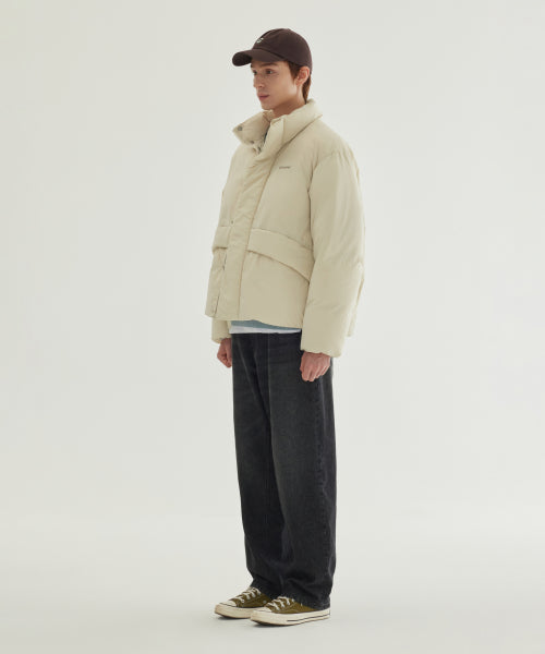 NON-QUILTED SHORT PUFFER
