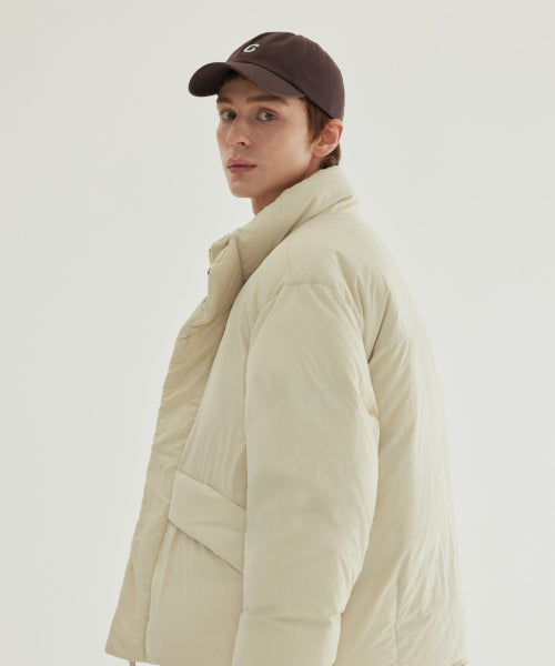 NON-QUILTED SHORT PUFFER