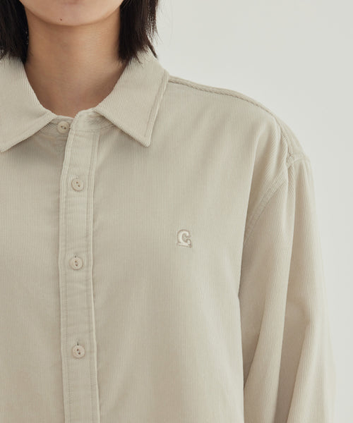 SIGNATURE SYMBOL CORDUROY SHIRT