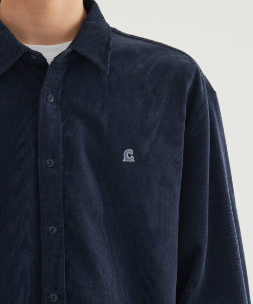 SIGNATURE SYMBOL CORDUROY SHIRT