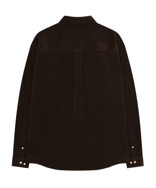 SIGNATURE SYMBOL CORDUROY SHIRT