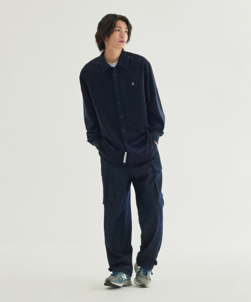 SIGNATURE SYMBOL CORDUROY SHIRT