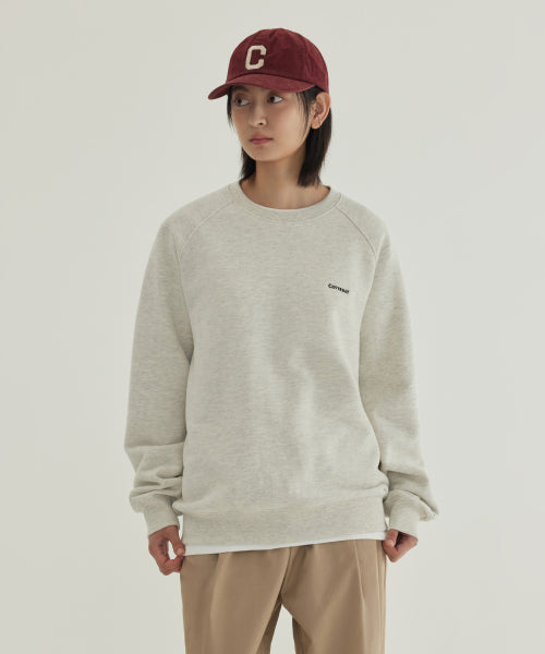 SMALL LOGO BRUSHED SWEATSHIRT