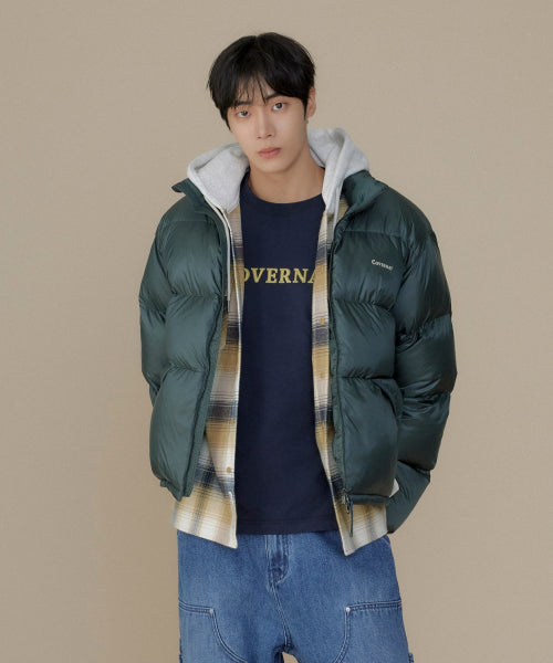 HOODED CHECK SHIRT