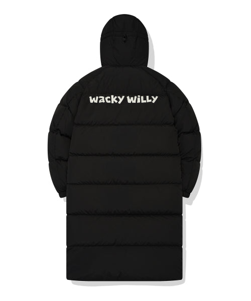 [25FW] Long Down Jumper Black