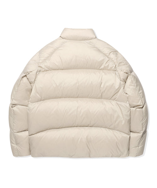 Lipstop quilting down short puffer cream